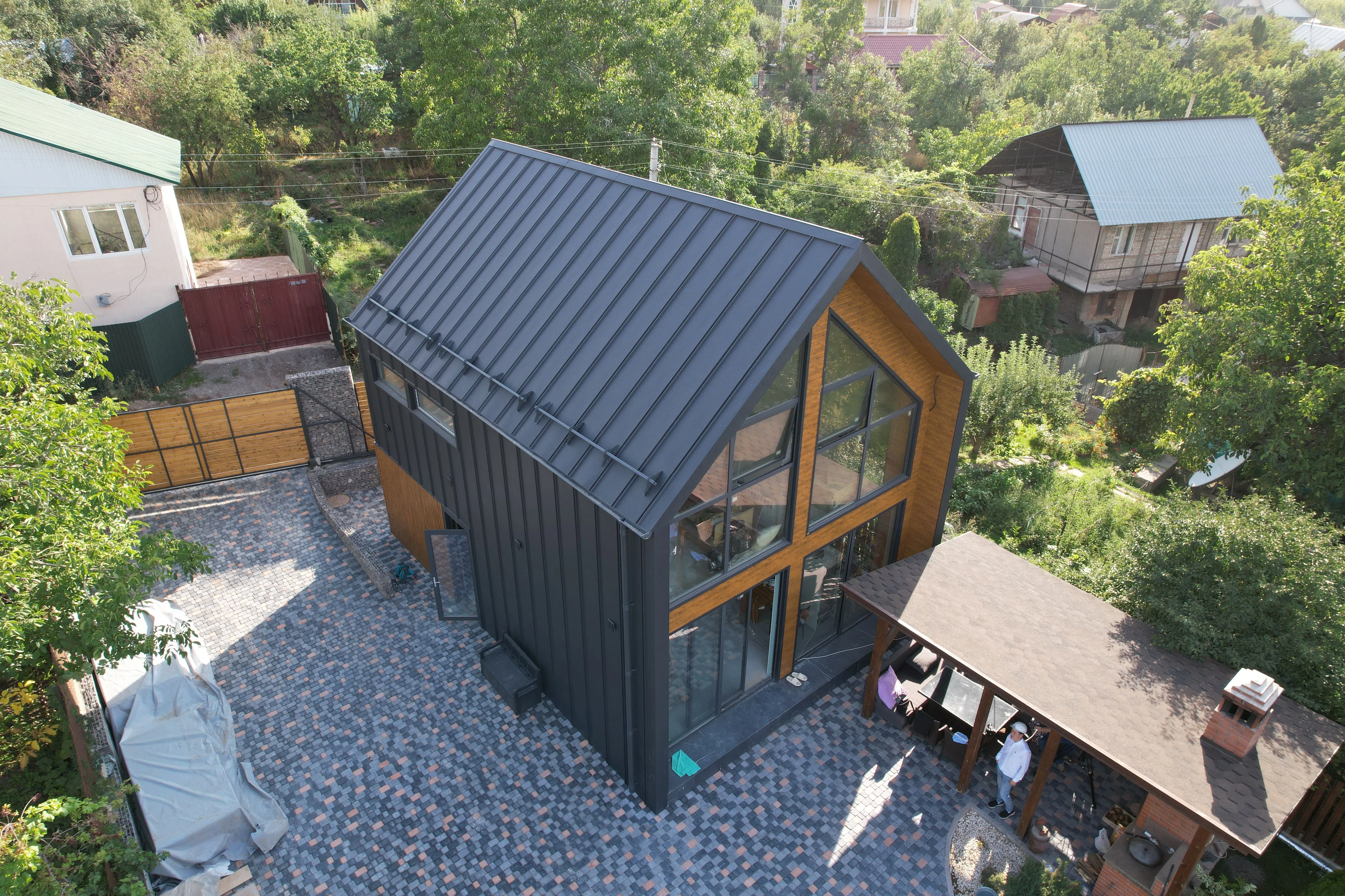 Профнастил под фальц, барнхаус, Алматинская область, 2023