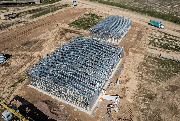 Быстровозводимые здания ЛСТК и ЛМК APROFIL, для бизнеса, Административный и бытовой корпуса, Шымкент, 2025