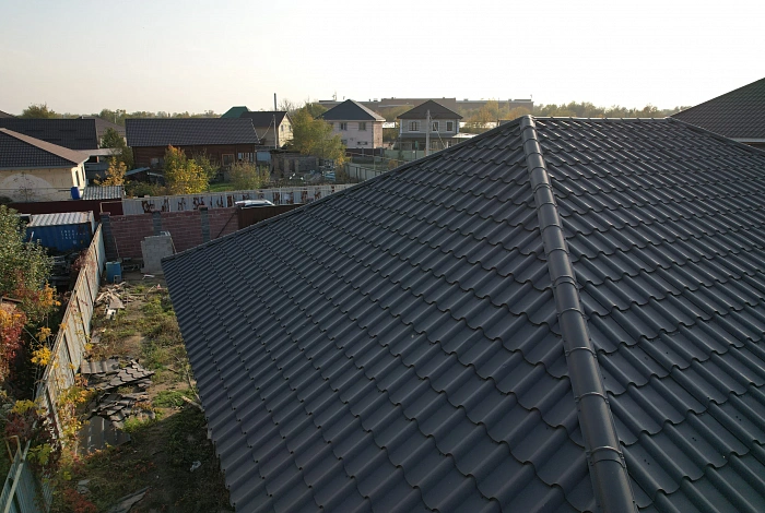 Металлочерепица ANDALUSIA, частный дом, Алматы, 2022